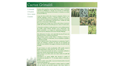 Desktop Screenshot of cactusgrimaldi.com